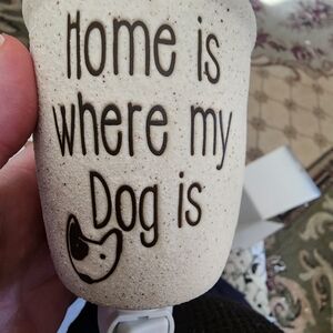 Scentsy Cream and Brown Dog Lover Warmer